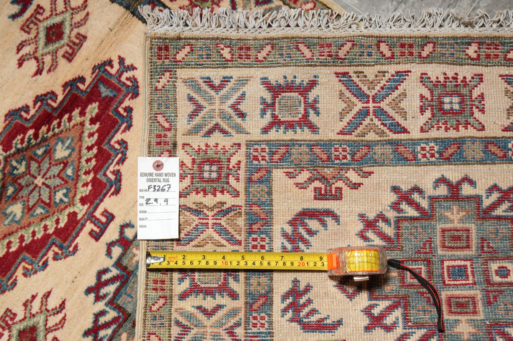 9 Feet Runner, Afghan Jandmade Kazak Wool #F-3267