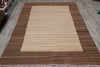 Load image into Gallery viewer, 5.9 x 8 Modern handmade Carpet Warm Beige Brown #PIX-29345