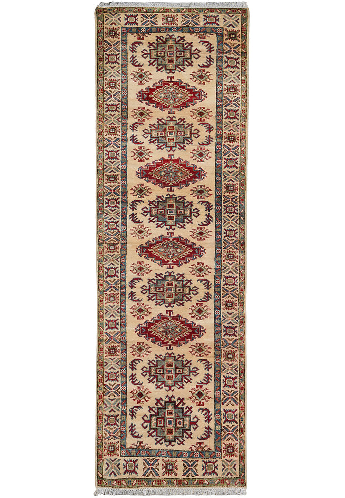 9 Feet Runner, Afghan Jandmade Kazak Wool #F-3267