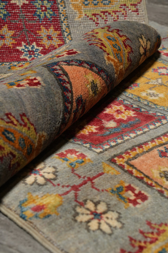12 Feet Afghan Kazak Runner Garden Pattern #F-3288