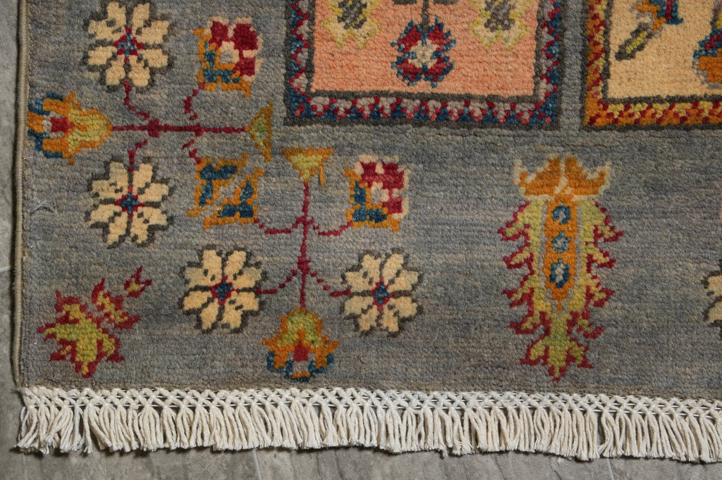 12 Feet Afghan Kazak Runner Garden Pattern #F-3288