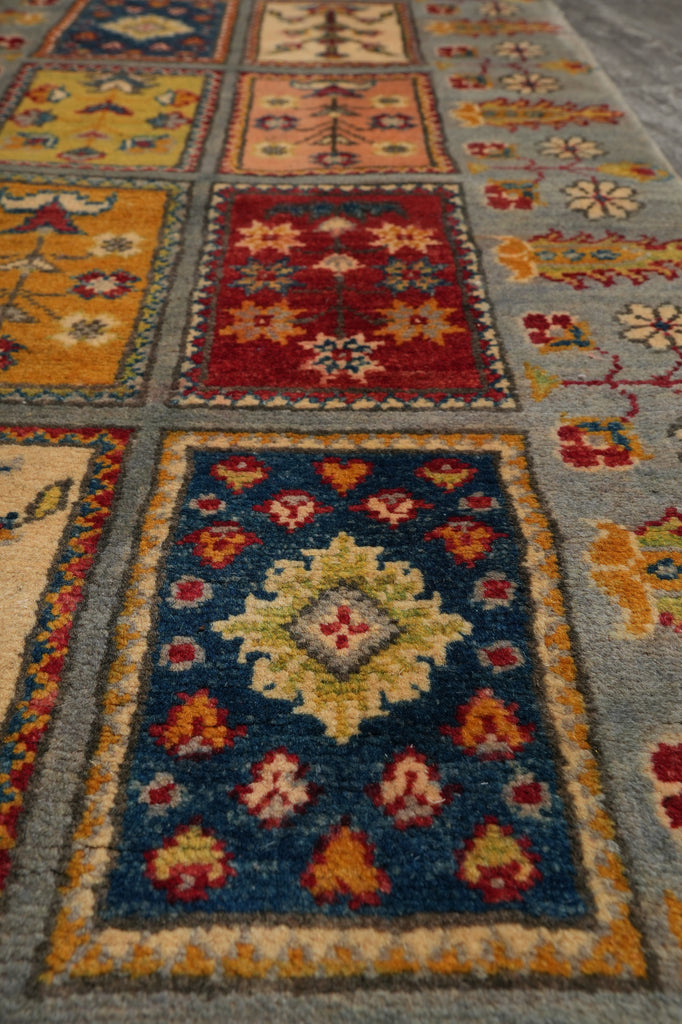 12 Feet Afghan Kazak Runner Garden Pattern #F-3288