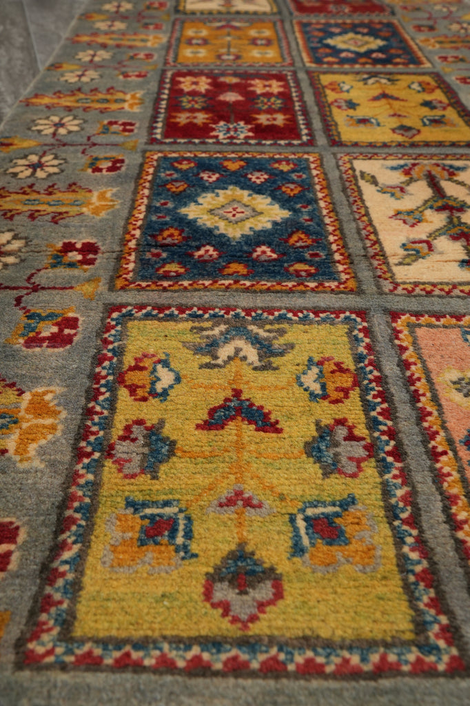 12 Feet Afghan Kazak Runner Garden Pattern #F-3288