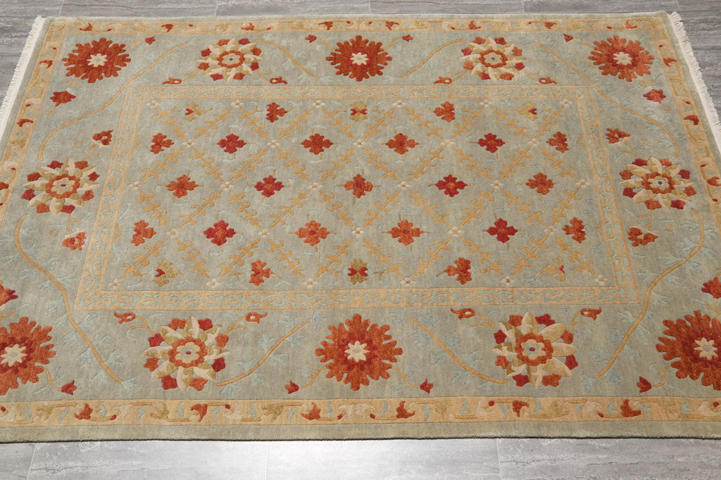 5.5 X 8 Nepal Handmade Rug #F-4433