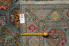 Load image into Gallery viewer, 2.9 x 11 Feet Runner Afghan Handmade Wool Kazak Carpet Turquoise Blue #F-3280
