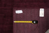 Load image into Gallery viewer, 5.1 X 8 Contemporary Handmade Wool Plain Burgundy #B-70488