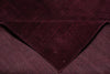 Load image into Gallery viewer, 5.1 X 8 Contemporary Handmade Wool Plain Burgundy #B-70488