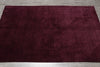 Load image into Gallery viewer, 5.1 X 8 Contemporary Handmade Wool Plain Burgundy #B-70488