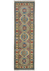 Load image into Gallery viewer, 3 x 9 Green Kazak Runner Handmade Afghanistan #F-3284