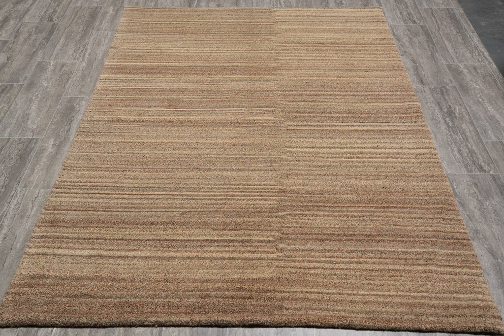 4.10 X 6.8 Born Modern Handmade Rug #F-4432