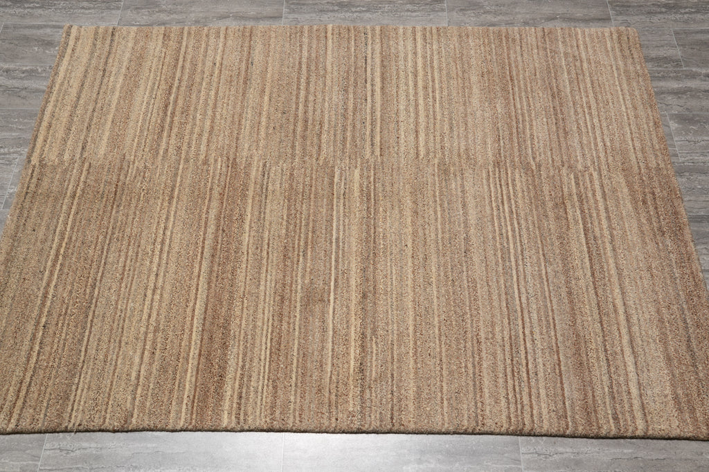 4.10 X 6.8 Born Modern Handmade Rug #F-4432