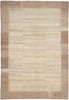 Load image into Gallery viewer, 5.9 X 7.11 Handmade Dense Wool Contemporay Carpet Brown #F-5786