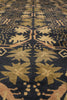 Load image into Gallery viewer, 9 x 11.9 Contemporary Handmade Rug BLACK #F-3051