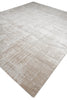 Load image into Gallery viewer, 12 x 14.7 Plain Natural Beige Handmade India Contemporary Rug Beautiful #F-3344