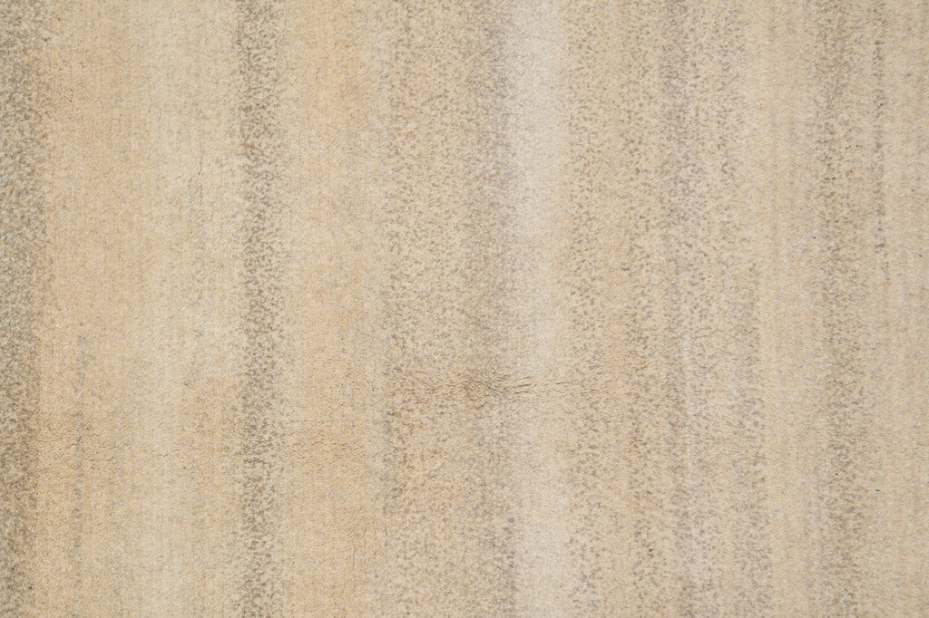 5.9 X 7.11 Handmade Dense Wool Contemporay Carpet Brown #F-5786