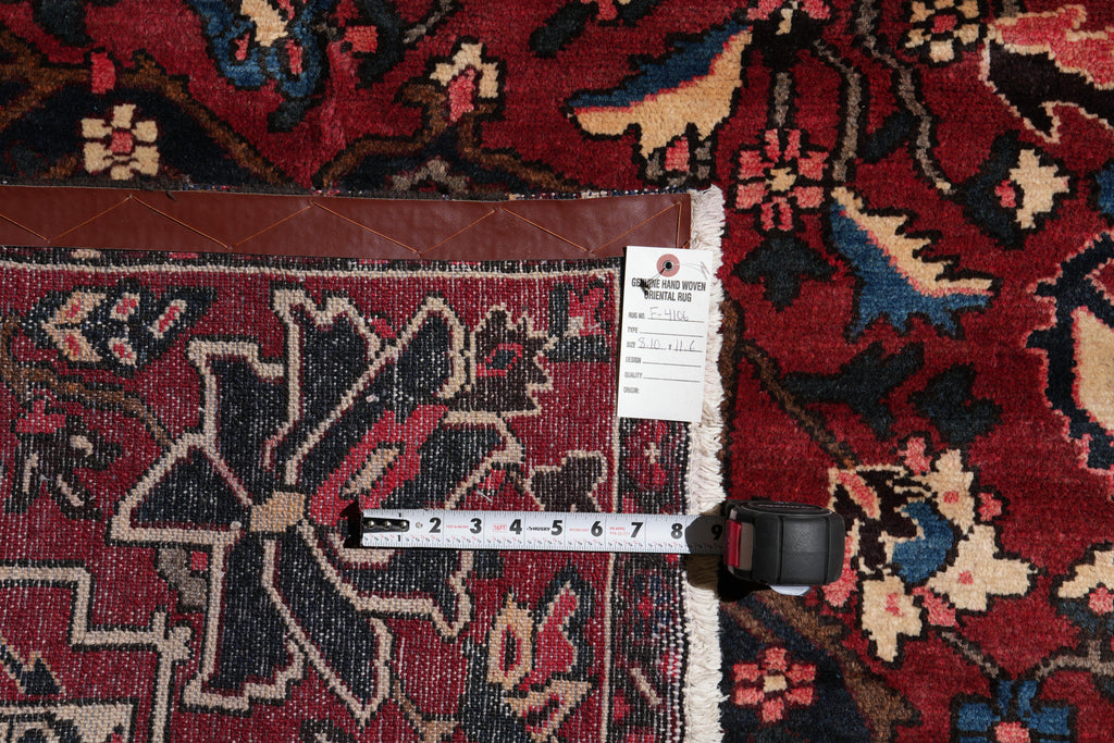 9 x 11.6 Semi-Antique Persian Bakhtiar Tribal Rug #F-4106