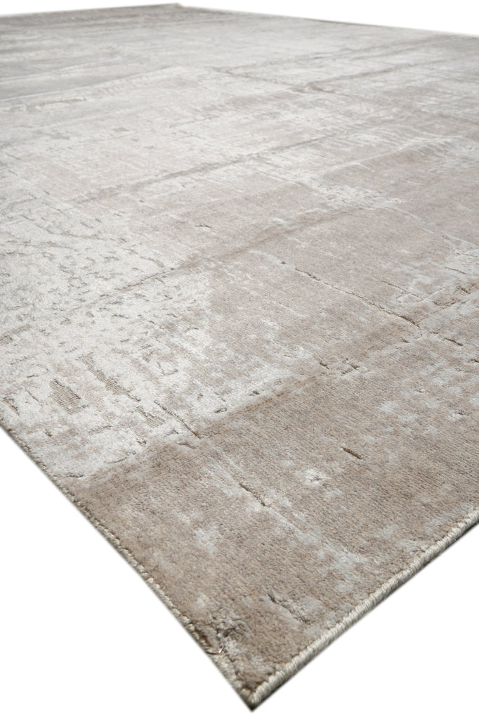 10 x 14 Contemporary Handmade Rug Plain Soft Natural Color #F-3335