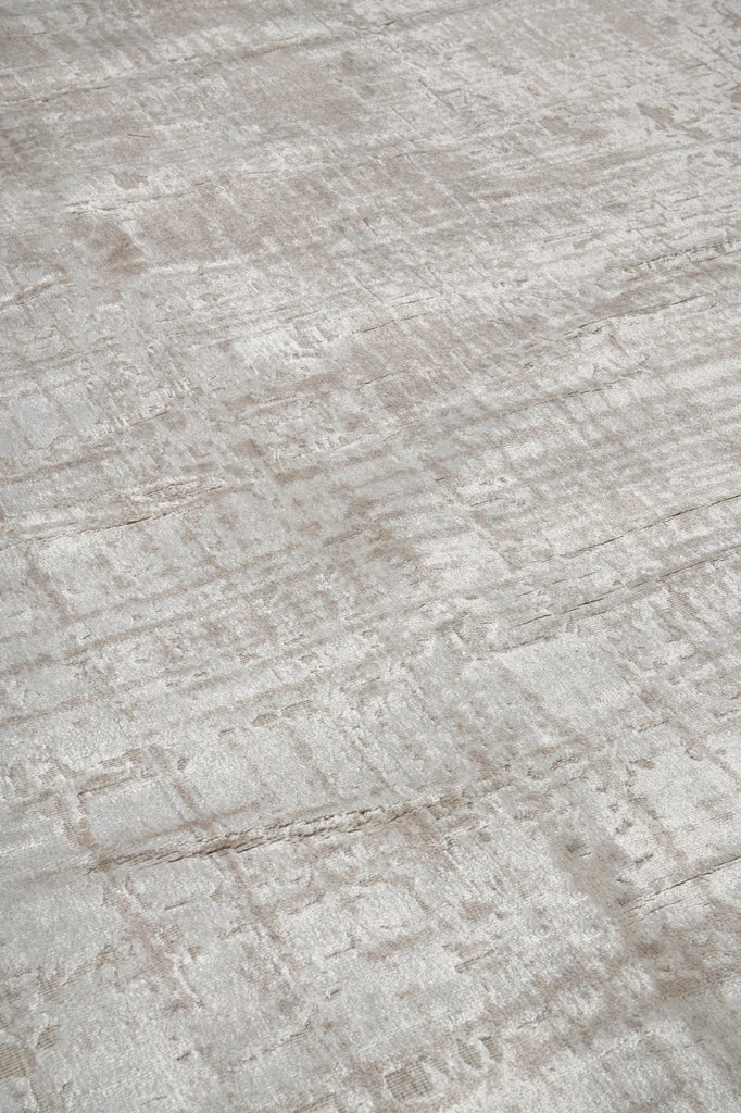 10 x 14 Contemporary Handmade Rug Plain Soft Natural Color #F-3335