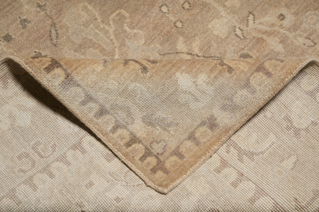 9 x 12 Neutral Soft Colors Wool Handmade Transitional Modern Rug #F-3346