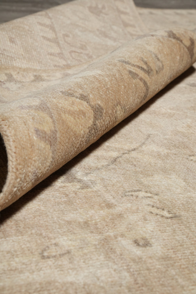 9 x 12 Neutral Soft Colors Wool Handmade Transitional Modern Rug #F-3346