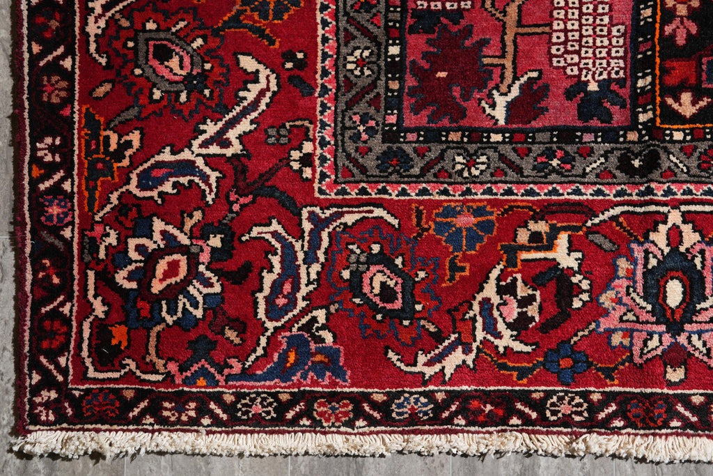 10.8 x 12.4 Old Persian Tribal Garden Bakhtiar Rug #F-4107