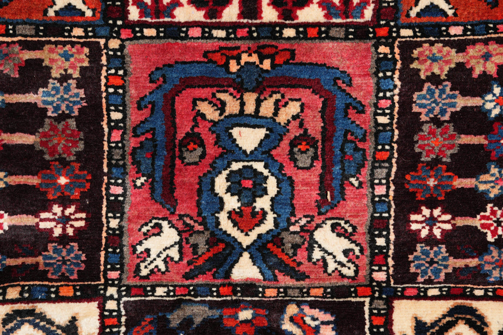 10.8 x 12.4 Old Persian Tribal Garden Bakhtiar Rug #F-4107