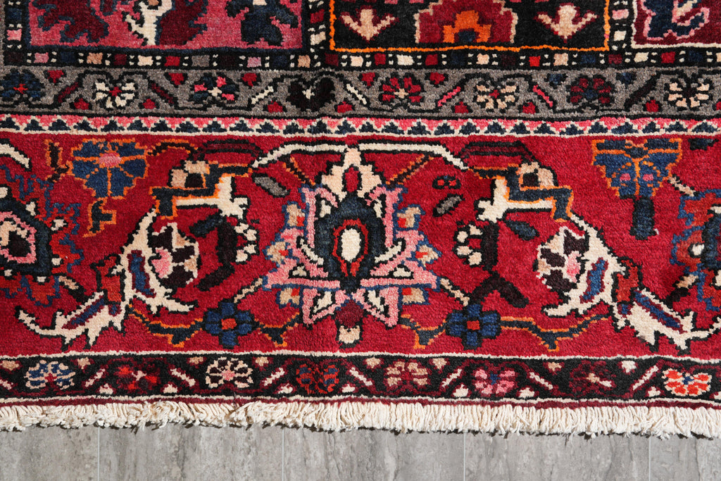 10.8 x 12.4 Old Persian Tribal Garden Bakhtiar Rug #F-4107