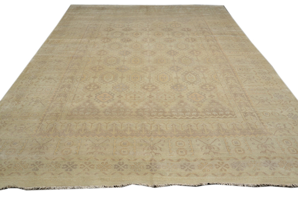 10 x 13 New Handmade Oushak Rug Soft Pastels Colors #F-3342