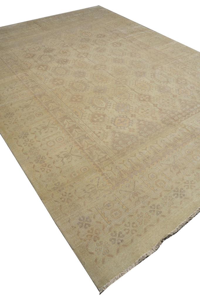 10 x 13 New Handmade Oushak Rug Soft Pastels Colors #F-3342