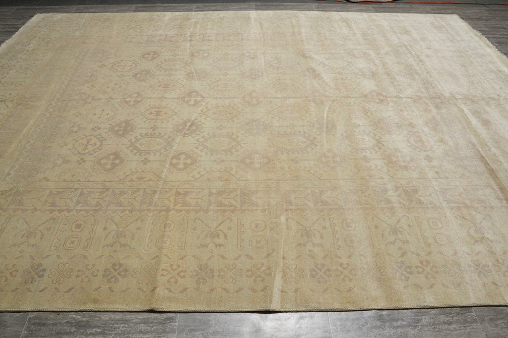 10 x 13 New Handmade Oushak Rug Soft Pastels Colors #F-3342