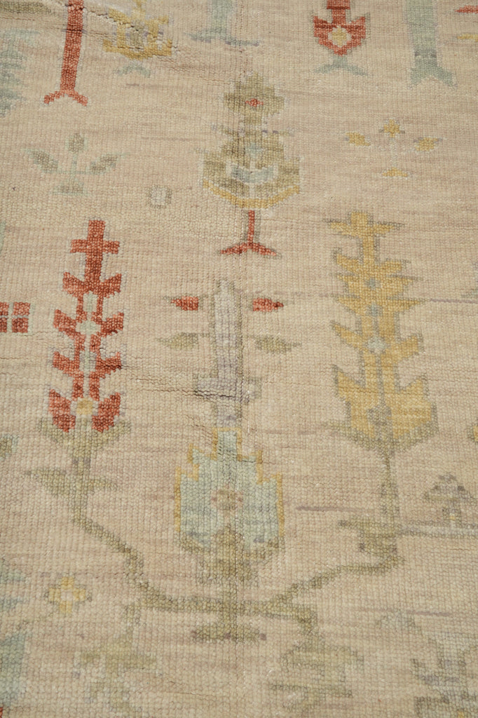 9 x 12 New Handmade Oushak Rug Light Colors Pastels #F-3339