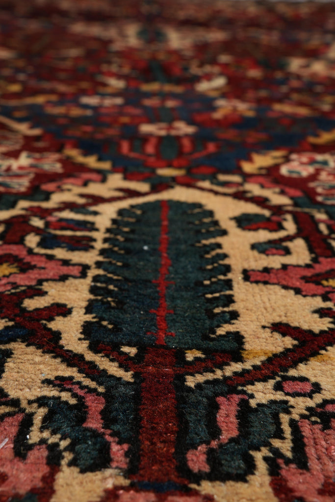 10.7 x 12.7 Tribal Persian Bakhtiar Garden Semi-Antique Rug #F-4108