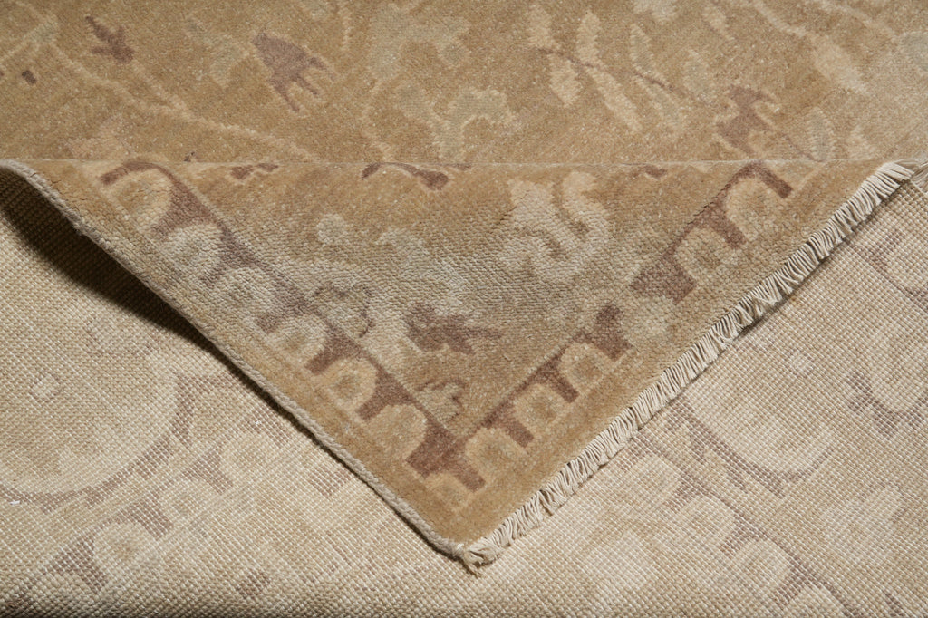 10 x 14 Netural Colors Handmade Ziegler Rug Light Brown #F-3334