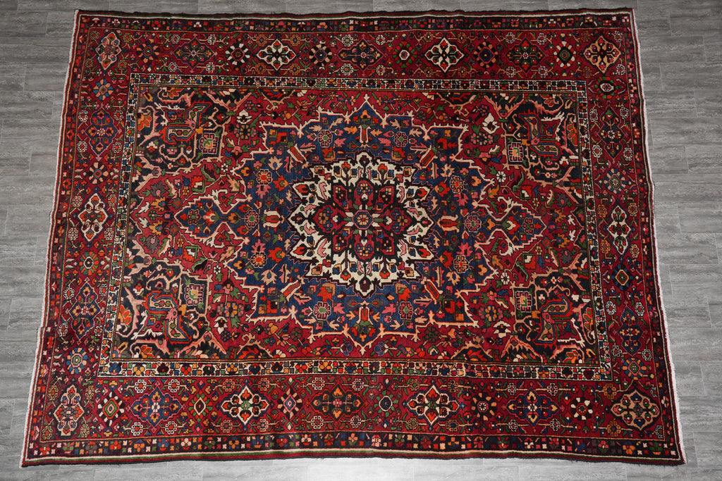 9.8 x 12.4 Characteristic Persian Tribal Bakhtiar Rug #F-4109