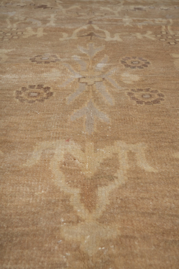 10 x 14 Netural Colors Handmade Ziegler Rug Light Brown #F-3334