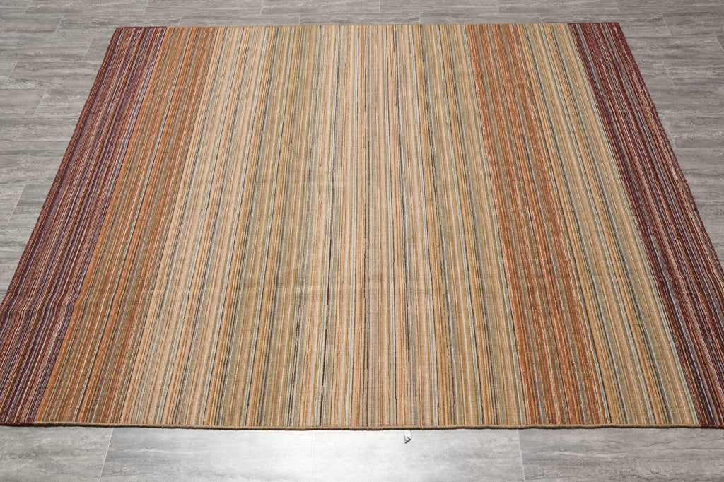 6.10 X 8.1 Autumn Colors Handmade Kilim Rug #B-70677