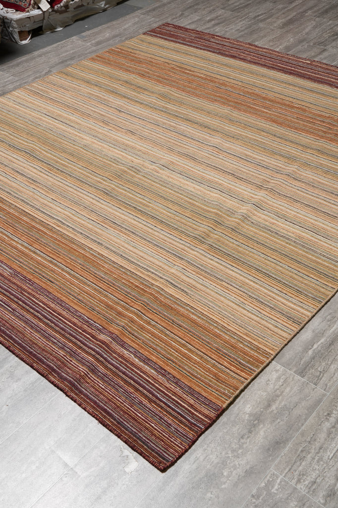 6.10 X 8.1 Autumn Colors Handmade Kilim Rug #B-70677