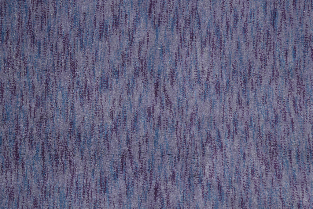 5.1 x 7.9 Purple Blue Wool Handmade Modern Rug #B-70521