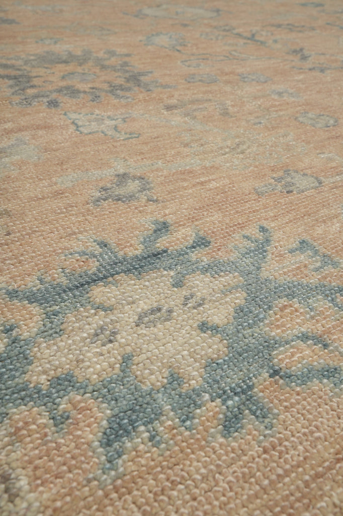 9 x 12 Neutrals, Light Brown Handmade Oushak Rug #F-3331