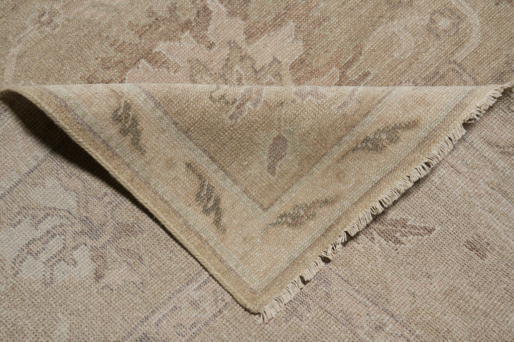 10 x 14 New Oushak Wool Handmade Rug Natural Colors #F-3341
