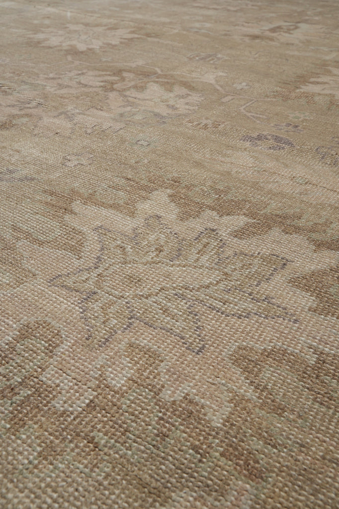 10 x 14 New Oushak Wool Handmade Rug Natural Colors #F-3341