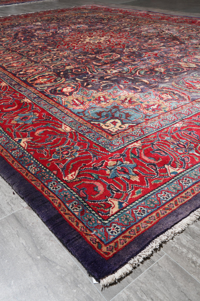 9.7 x 12.7 Estate Rug Authentic Persian Carpet #F-4110