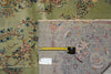 Load image into Gallery viewer, 8 x 11.7 GREEN Persian Unusual Kashan Rug #PIX-13302