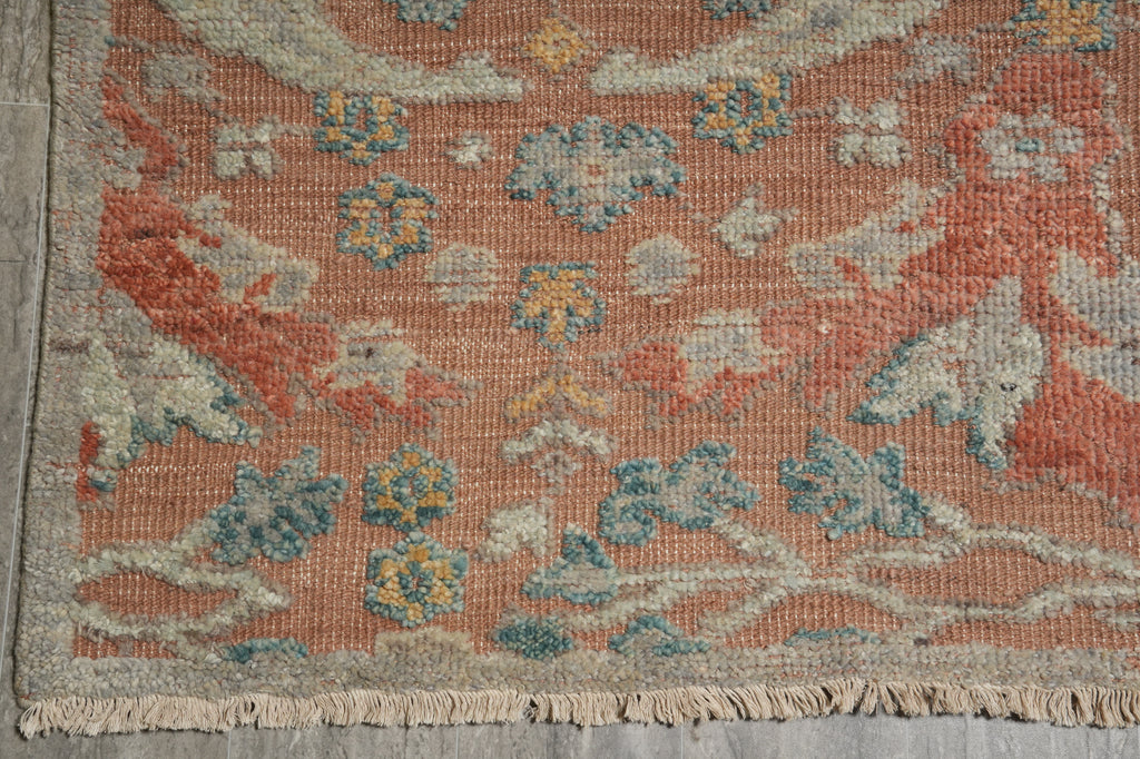 9 x 12 Beautiful New Ziegler Rug Handmade India Low Pile Light Coral #F-3340