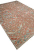 Load image into Gallery viewer, 9 x 12 Beautiful New Ziegler Rug Handmade India Low Pile Light Coral #F-3340