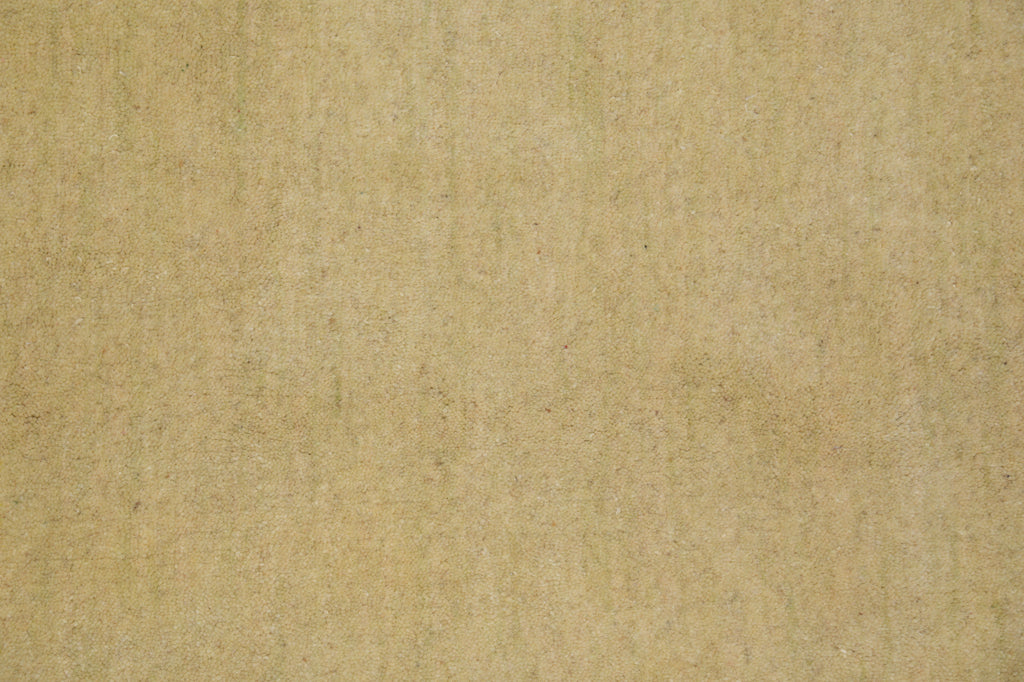 5 x 8 Plain Beige Wool Handmade Modern Carpet #B-70611