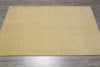 Load image into Gallery viewer, 5 x 8 Plain Beige Wool Handmade Modern Carpet #B-70611