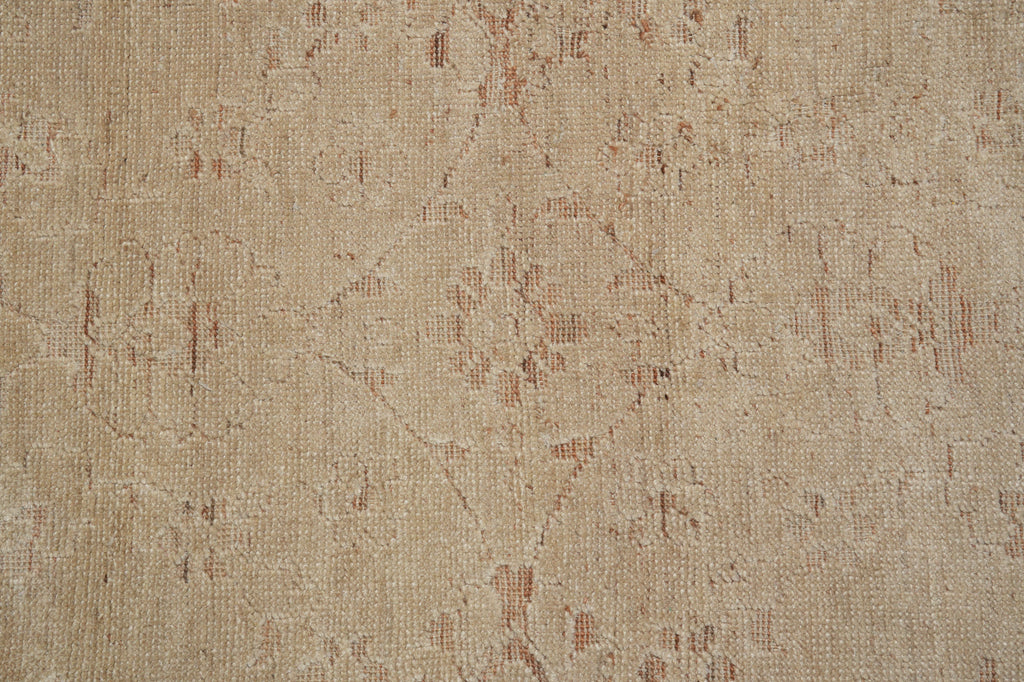 9.10 x 14 New Handmade Oushak Rug Taupe Khaki #F-3338