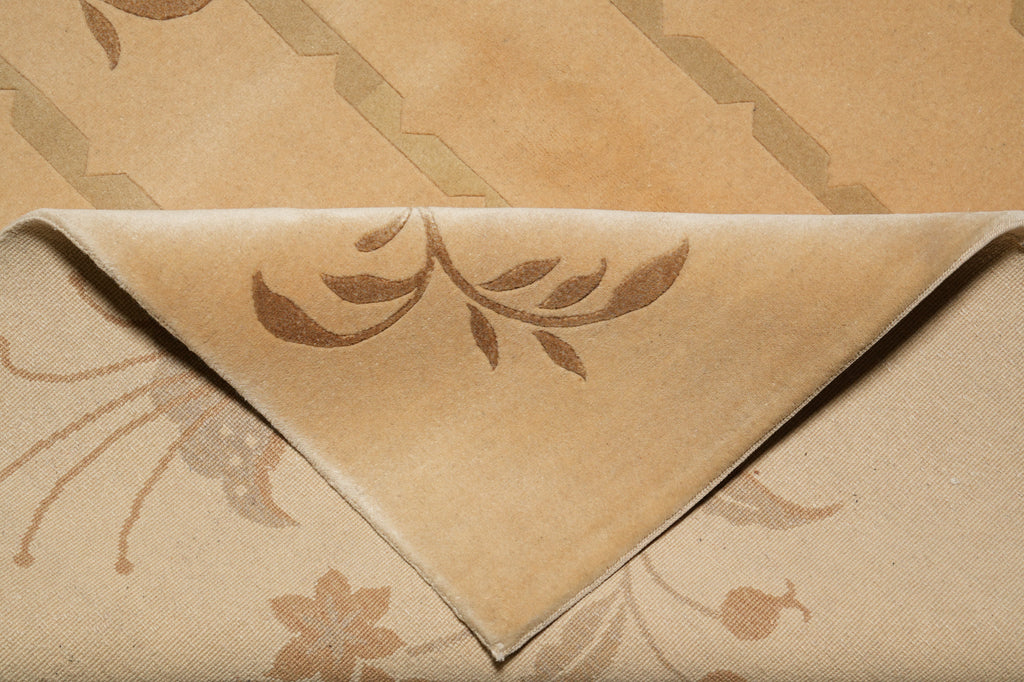 5.2 x 8.5  New Handmade Foral Wool Modern Rug #PIX-14207