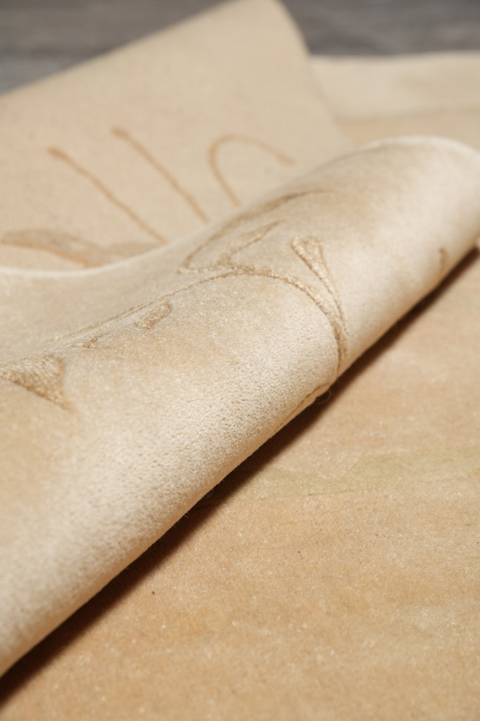 5.2 x 8.5  New Handmade Foral Wool Modern Rug #PIX-14207